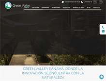 Tablet Screenshot of greenvalleypanama.com